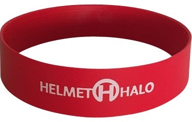 HELMET HALO RED with SILVER