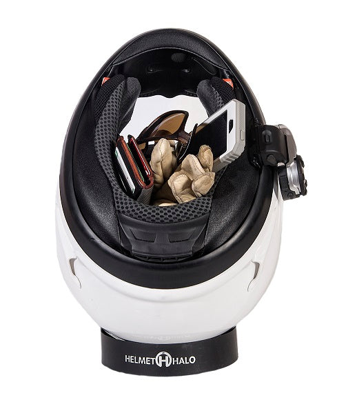 HELMET HALO BLACK with WHITE